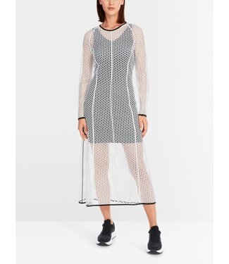 MARC CAIN Long dress in mesh