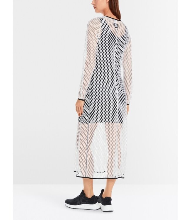 MARC CAIN Long dress in mesh