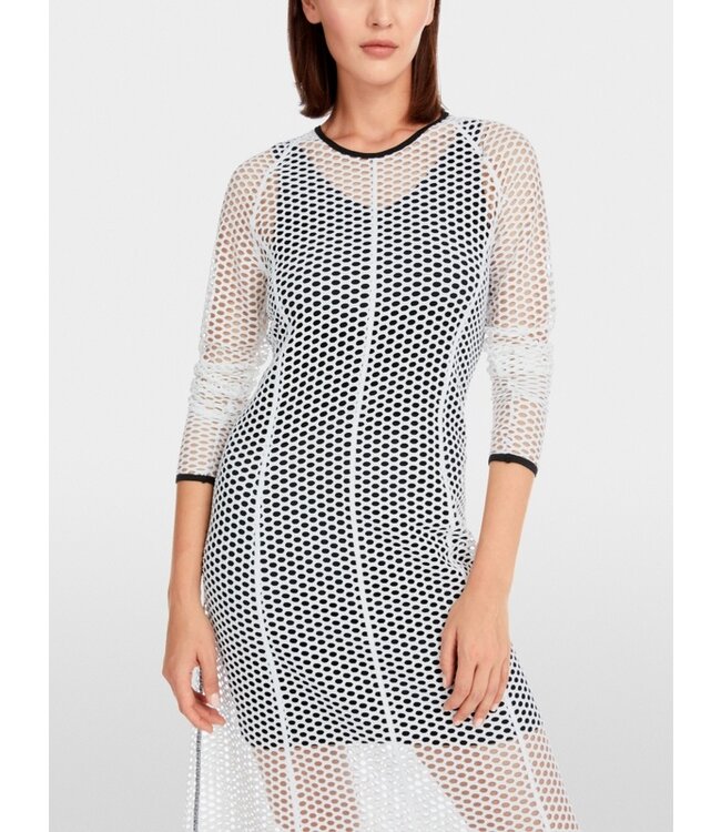 MARC CAIN Long dress in mesh