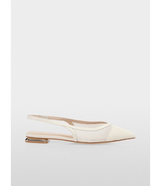 MARC CAIN Flat mesh slingbacks