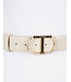 TWINSET Ceinture avec boucle T ovale avec perles