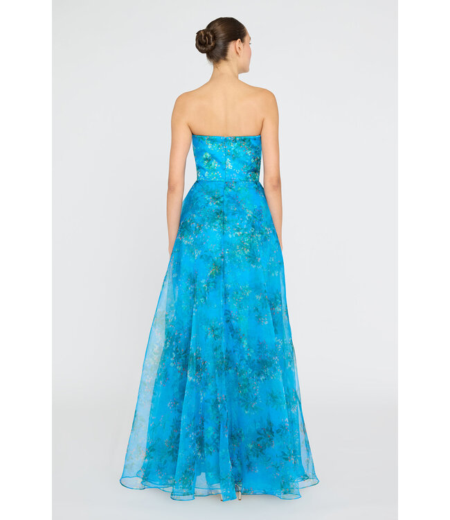 Theia Anaclara Strapless Gown