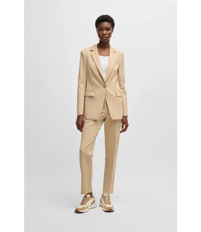 BOSS Blazer ajusté en tissu extensible