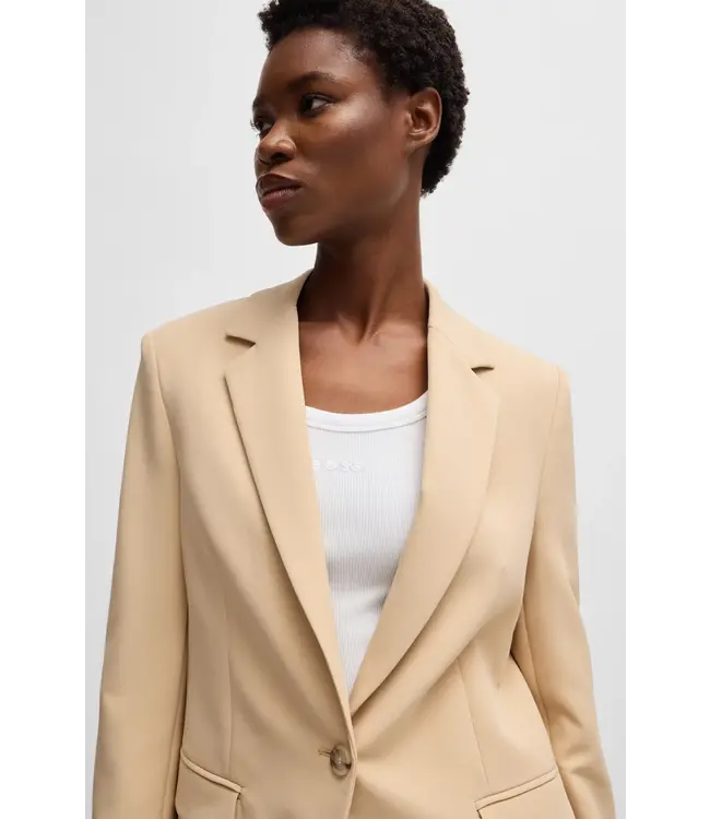 BOSS Blazer ajusté en tissu extensible