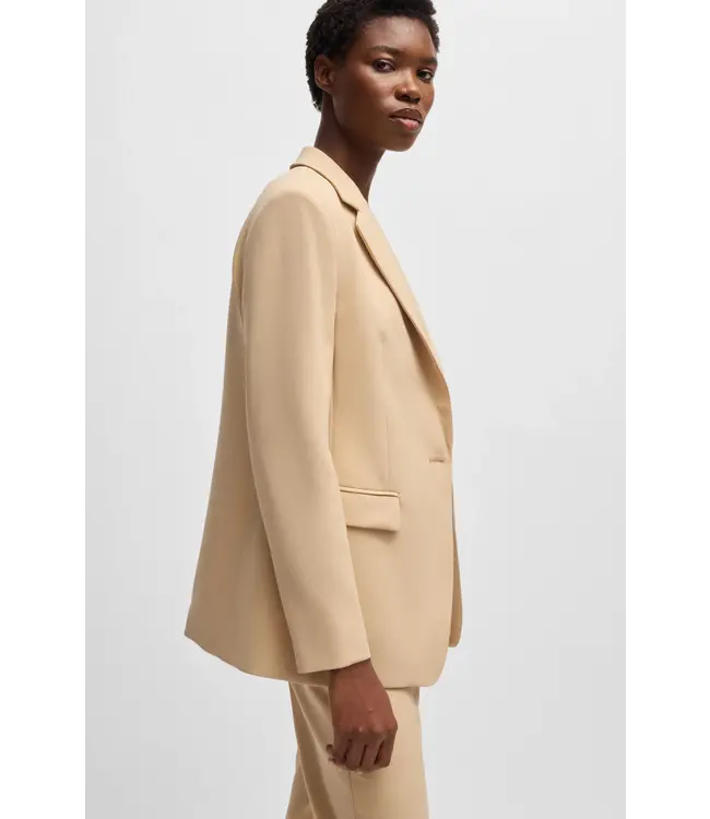 BOSS Blazer ajusté en tissu extensible