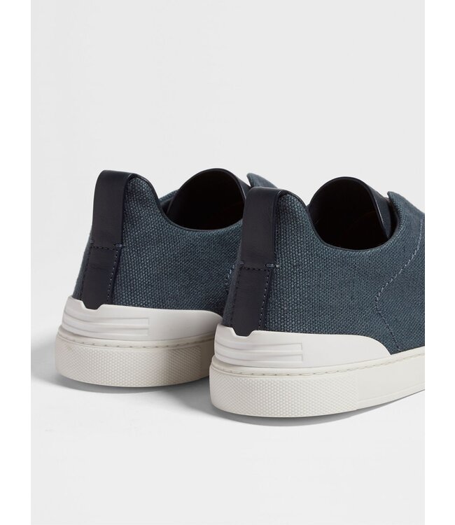 ZEGNA Cotton Linen and Leather Triple Stitch™ Sneakers