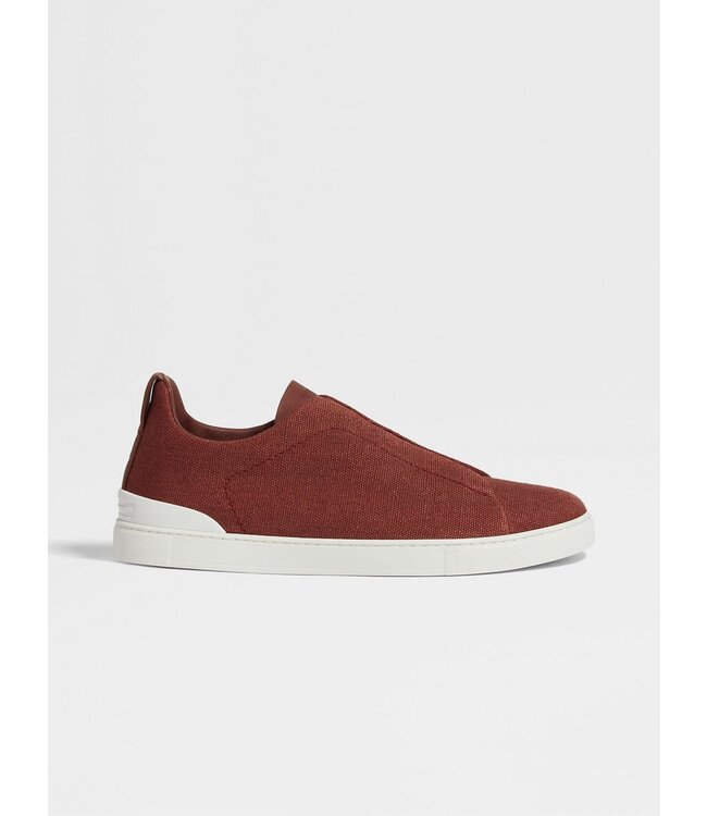 ZEGNA Cotton Linen and Leather Triple Stitch™ Sneakers