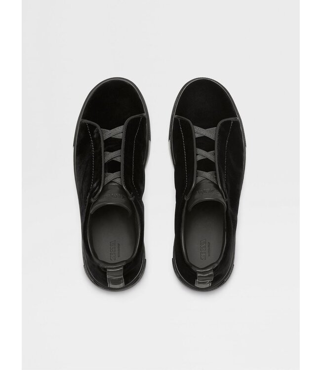 ZEGNA Black Velvet Triple Stitch™ Sneakers