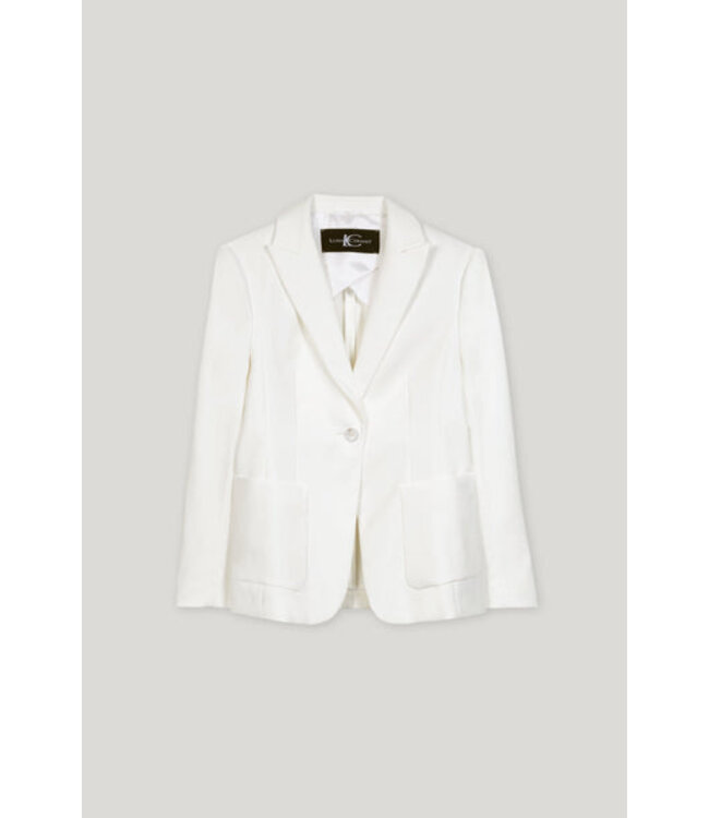 LUISA CERANO Blazer en gabardine stretch