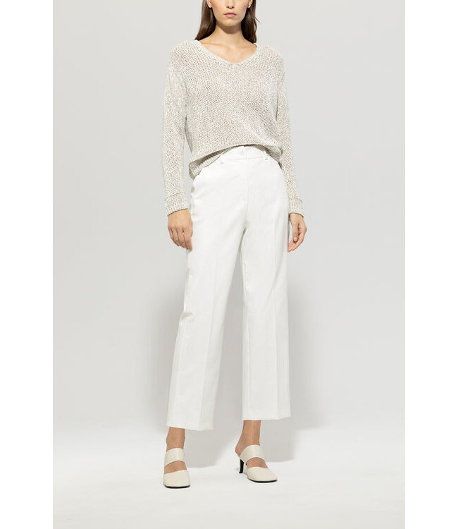 LUISA CERANO Pantalon en gabardine stretch