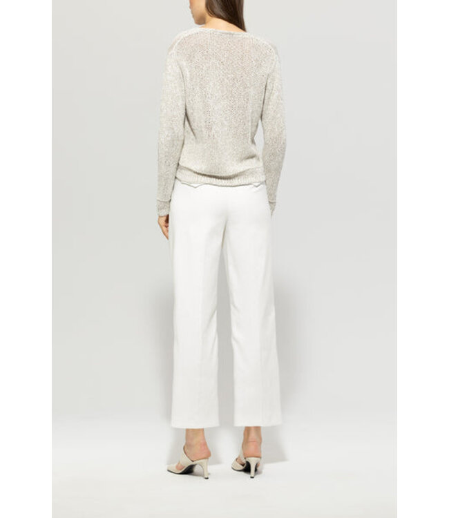 LUISA CERANO Pantalon en gabardine stretch