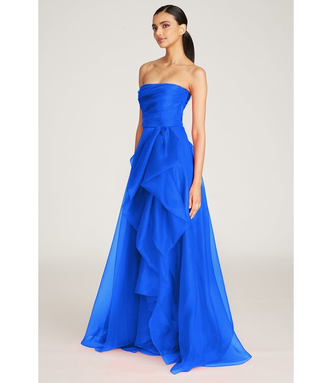 Theia Robe drapée sans bretelles Teresa