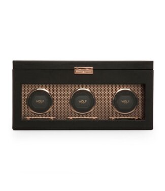 WOLF 1834 Axis Triple Watch Winder With Storage