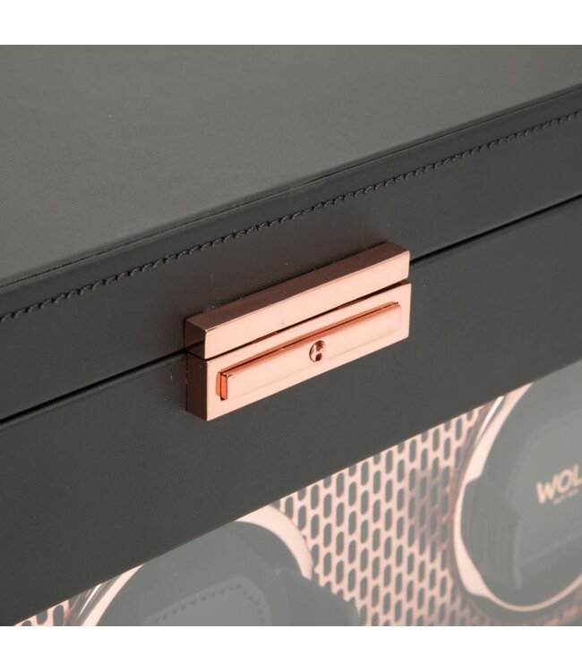 WOLF 1834 Axis Triple Watch Winder With Storage