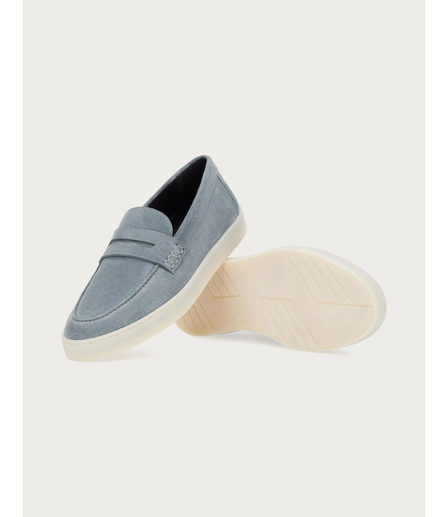 CANALI Suede calfskin loafers