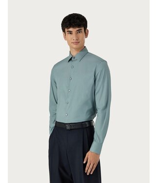 CANALI Regular fit shirt in stretch cotton