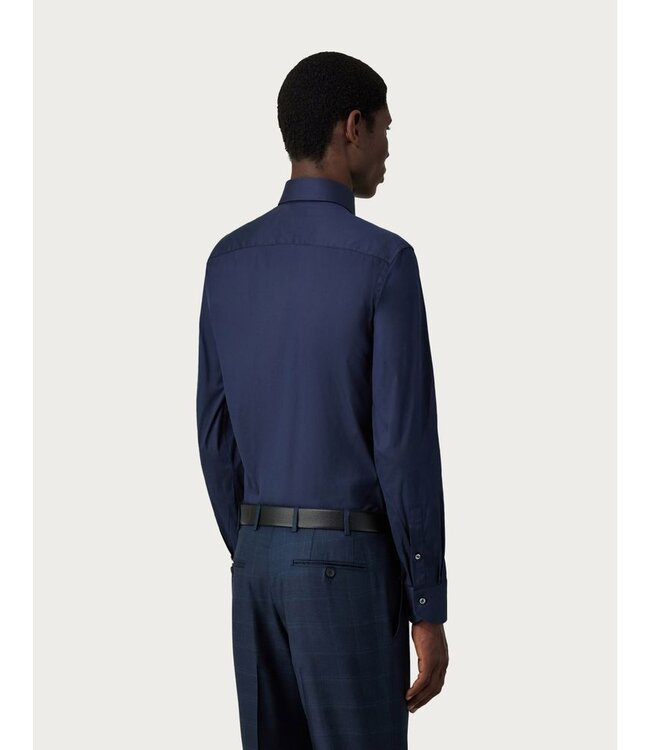 CANALI Chemise à coupe régulière en coton extensible