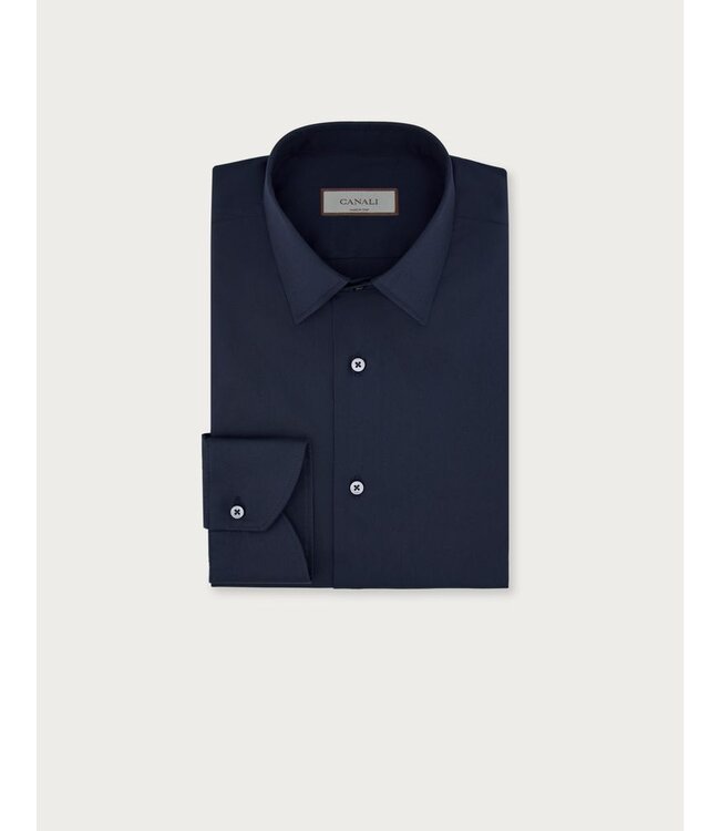 CANALI Chemise à coupe régulière en coton extensible