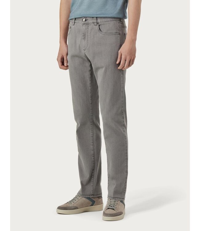 CANALI Pantalon en denim extensible à cinq poches