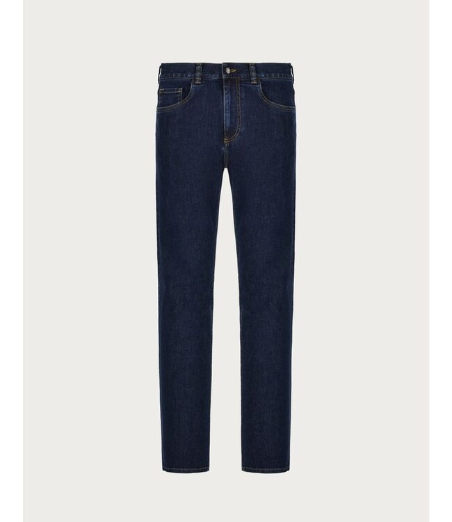 CANALI Pantalon en denim extensible à cinq poches