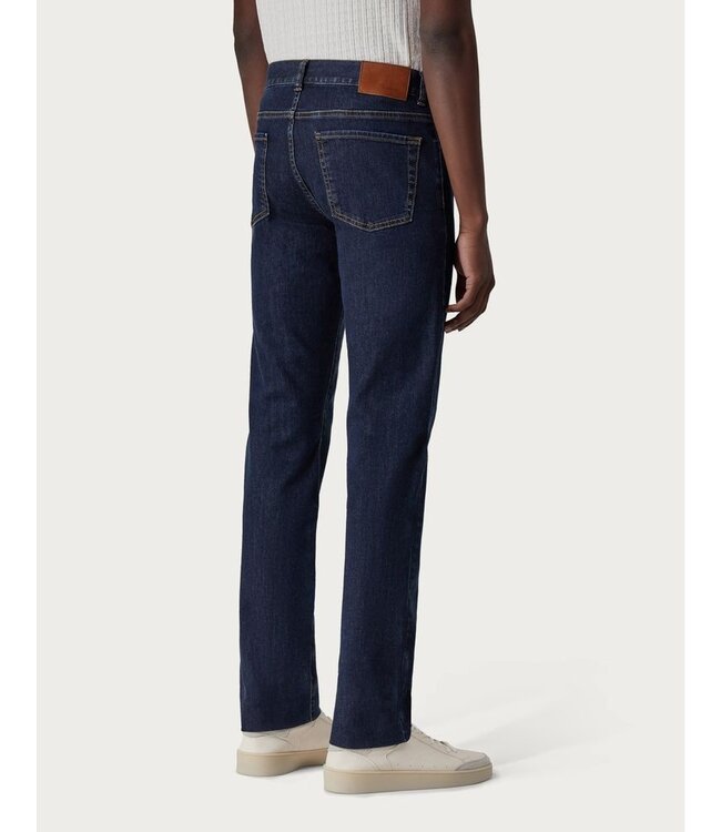 CANALI Pantalon en denim extensible à cinq poches