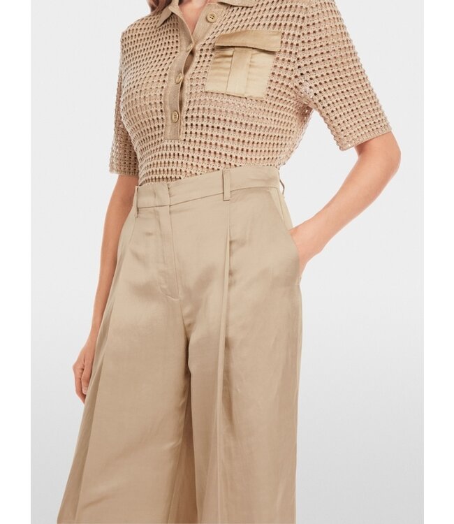 MARC CAIN WICHITA wide pleated trousers