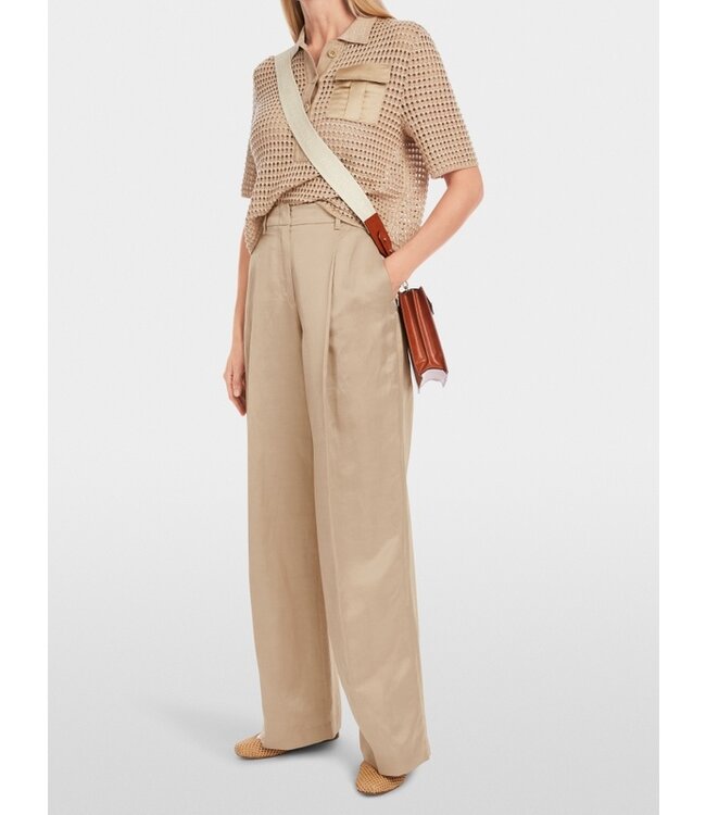 MARC CAIN WICHITA wide pleated trousers