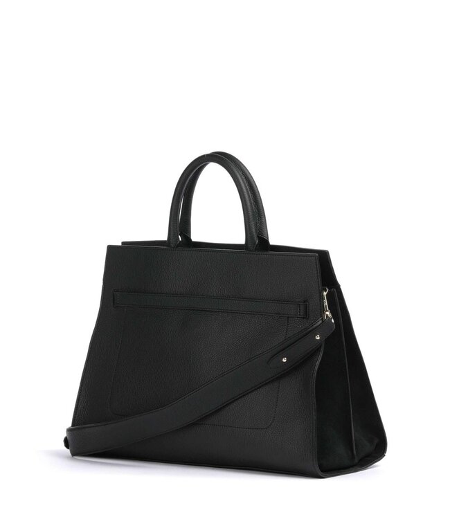 BOSS Beverly grained leather handbag