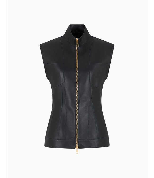 EMPORIO ARMANI Leather Vest