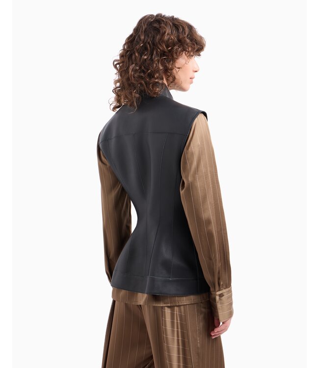 EMPORIO ARMANI Gilet en cuir