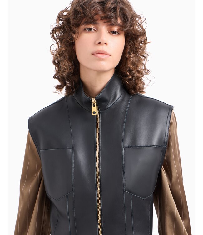 EMPORIO ARMANI Leather Vest