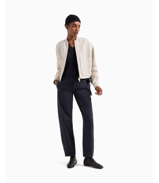 EMPORIO ARMANI Veste en cuir texturé