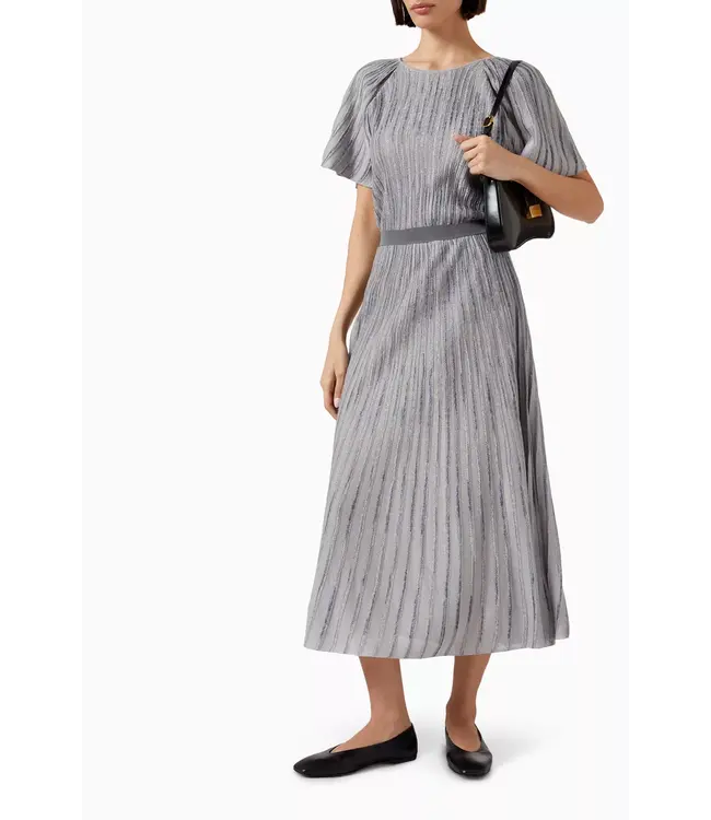 EMPORIO ARMANI Jacquard ottoman dress