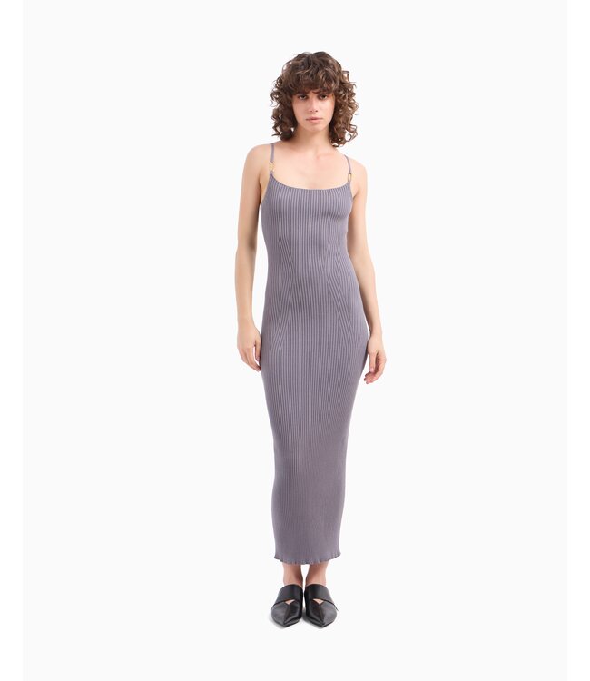 EMPORIO ARMANI Dawn to Dusk rib-knit long dress