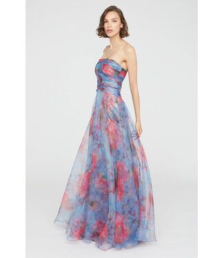 Theia Giselle - Robe sans bretelles en organza Theia Giselle - Robe sans bretelles en organza