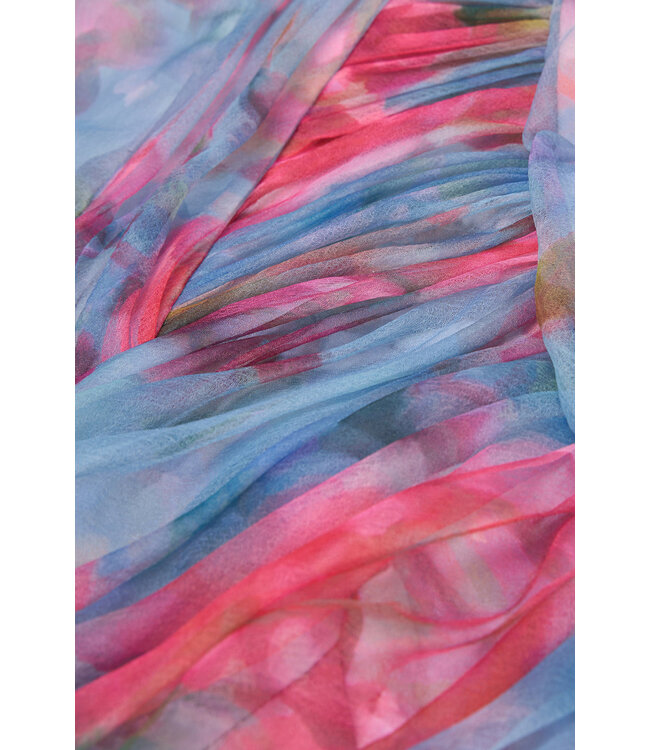 Theia Giselle Strapless Organza Gown