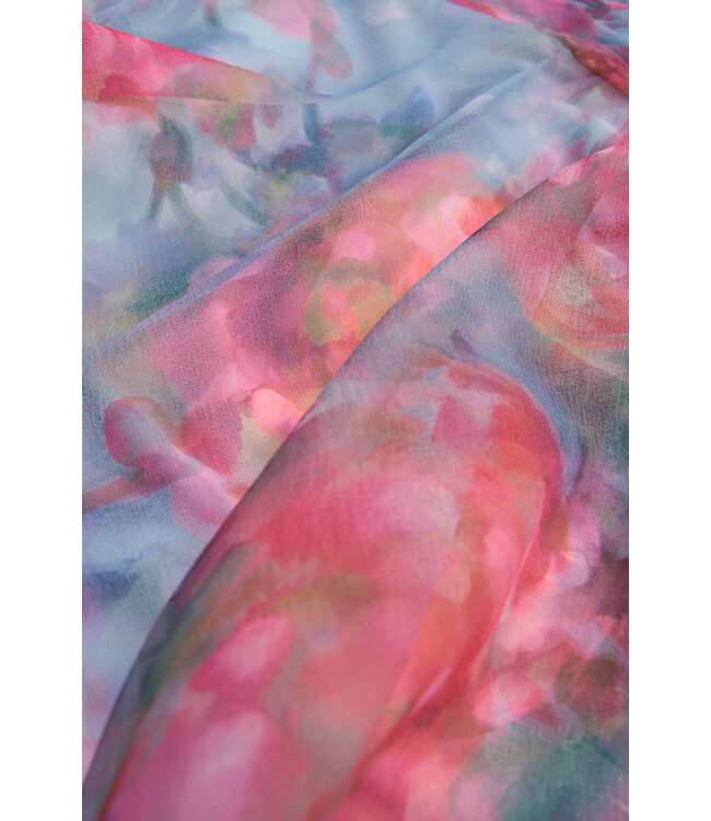 Theia Giselle - Robe sans bretelles en organza