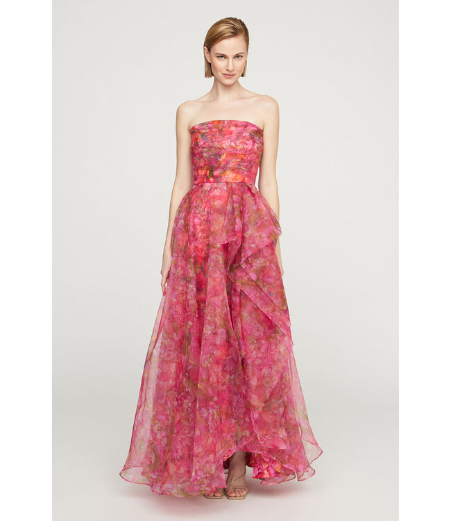 Theia Taytum Strapless Gown