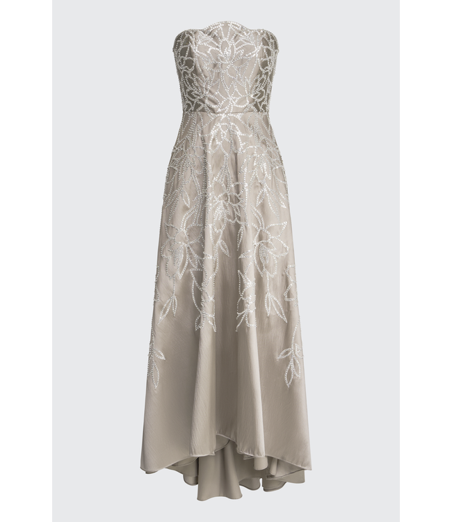 Theia Pamela Embroidered Gown