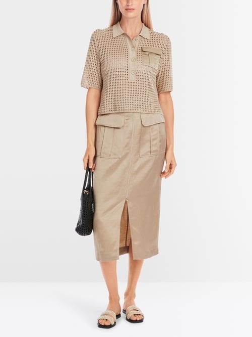 Rethink Together knit polo shirt