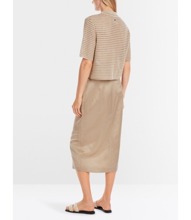 MARC CAIN Rethink Together knit polo shirt