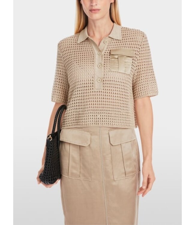 MARC CAIN Polo en tricot Rethink Together