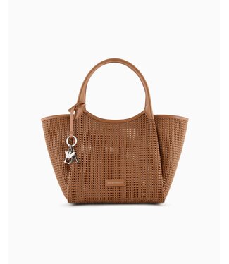 EMPORIO ARMANI Sac à main tressé avec breloque logo