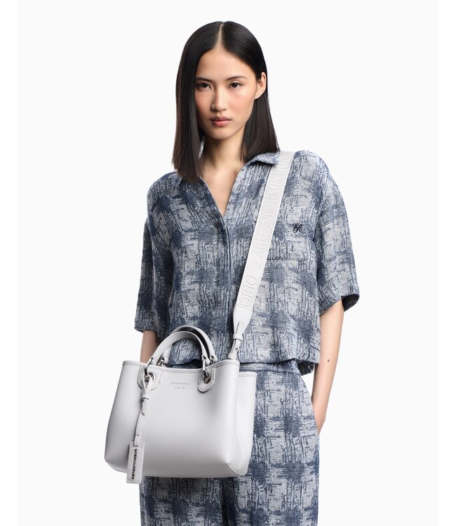 EMPORIO ARMANI Small Shopper Bag with Deer Print