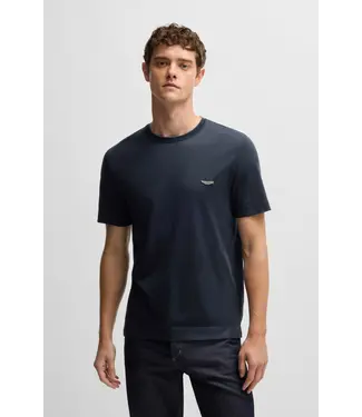 BOSS T-shirt BOSS x ASTON MARTIN en coton, lin et soie