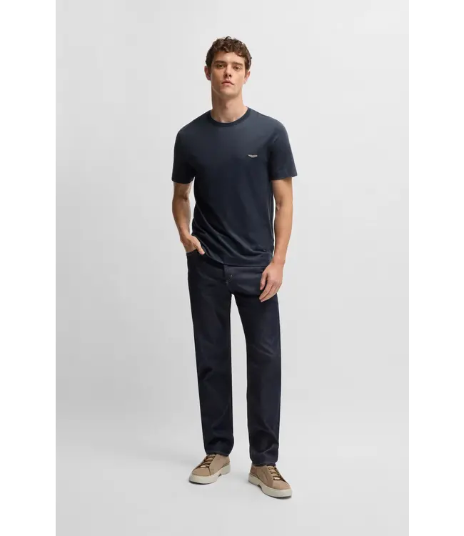 BOSS T-shirt BOSS x ASTON MARTIN en coton, lin et soie