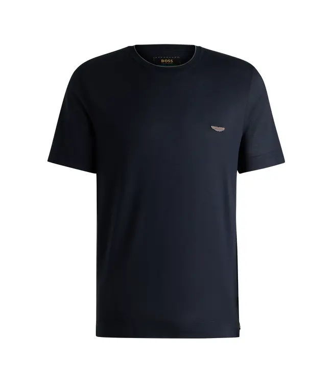 BOSS T-shirt BOSS x ASTON MARTIN en coton, lin et soie