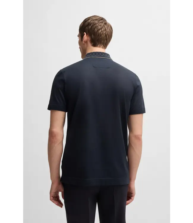 BOSS Polo BOSS x ASTON MARTIN en coton, lin et soie