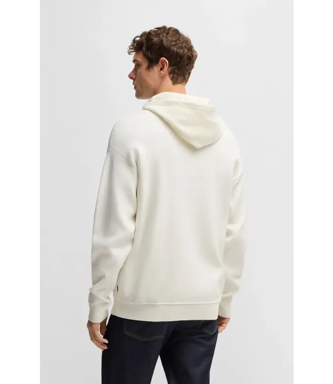 BOSS Sweat à capuche en coton torsadé avec broderie du logo BOSS x ASTON MARTIN