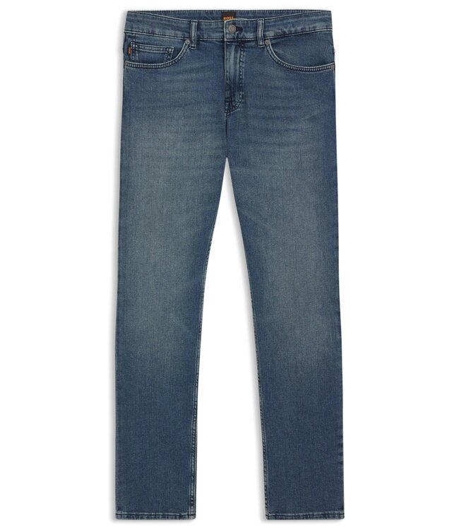 BOSS Jean slim Delaware en denim blanc extensible et confortable